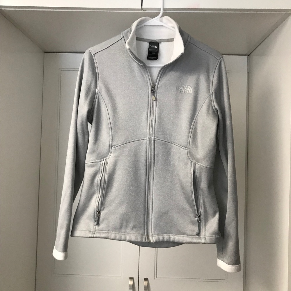 The North Face Grey Zip Up Jacket Women’s M